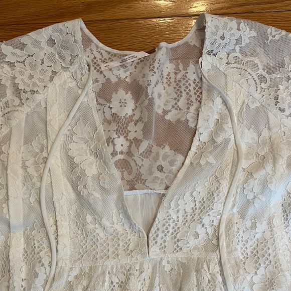 NWT Free People White Lace Dress - Picture 4 of 10